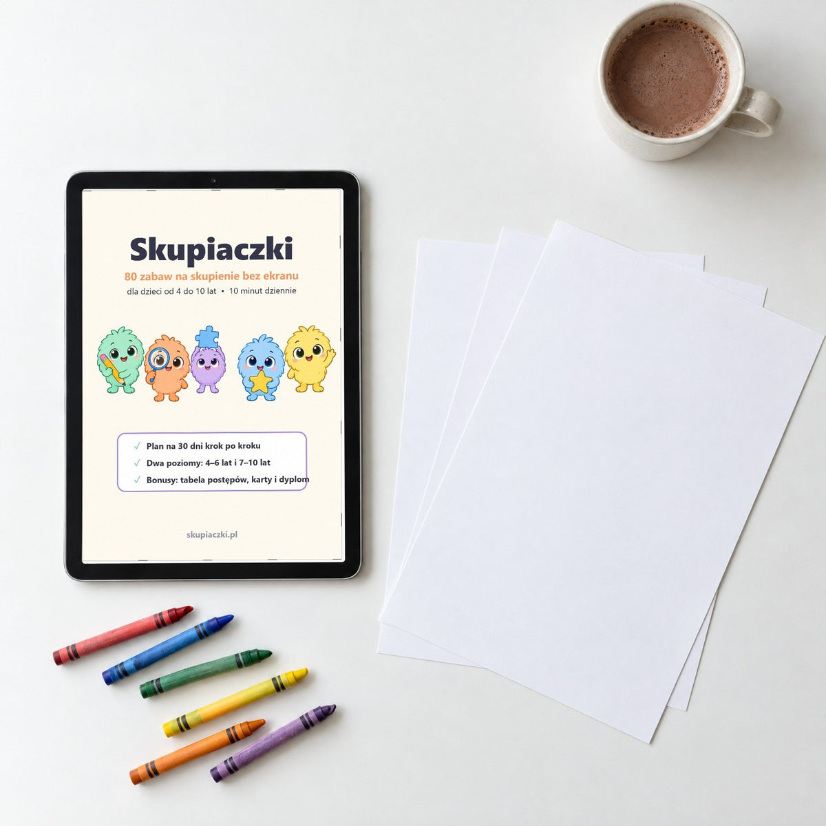 Skupiaczki na tablecie